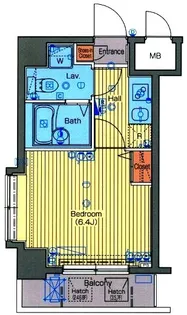 神奈川県川崎市中原区新丸子東2丁目【マンション】の間取り