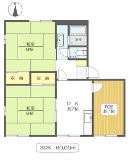 サンベルテ戸塚【2階】の間取り