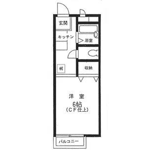 メゾンロレーヌ【105号室号室】の間取り