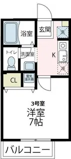イゾラ・サリーチェ【203号室号室】の間取り