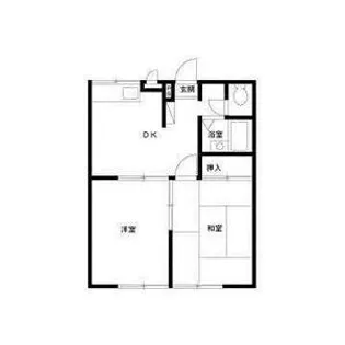 エステートピア遊【1階】の間取り