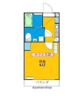 フルール井土ヶ谷【2階】の間取り