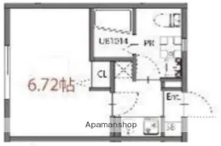 カーサフェリーチェ横浜【1階】の間取り