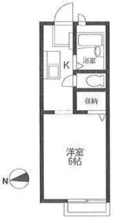 メゾンウィング【204号室号室】の間取り