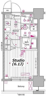 神奈川県川崎市川崎区日進町【マンション】の間取り