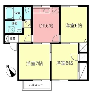 エミネンス弍番館【1階】の間取り