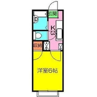 石井ハイツⅡ【1階】の間取り
