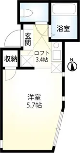 アルテ追浜【1階】の間取り
