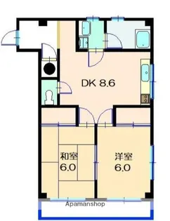 第3井上ビル【2階】の間取り