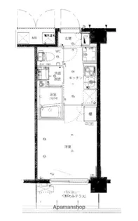 ハーモニーレジデンス武蔵小杉【5階】の間取り