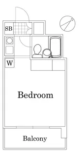 パーク・ノヴァ横浜阪東橋【8階】の間取り