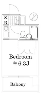 パーク・ノヴァ横浜阪東橋【917号室】の間取り