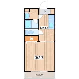 コンフォールII【0302号室】の間取り