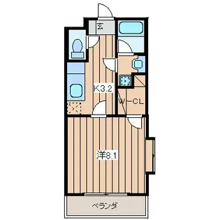 エスポワール【0201号室】の間取り
