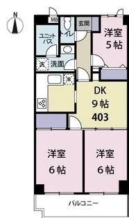 テルス川崎中島レジデンス【4階】の間取り
