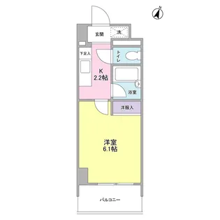 ウィンディーニ【6階】の間取り