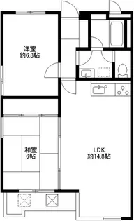 コンフォール野川【4階】の間取り