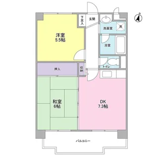 サンコール青葉台【3階】の間取り