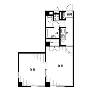 アンプルール フェール ライム【2階】の間取り
