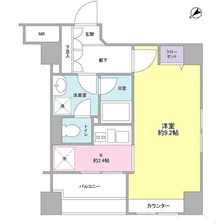 AKレジデンス【10階】の間取り