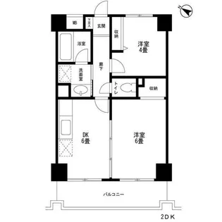 ヒルクレスト【7階】の間取り