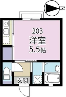 REEL.74【2階】の間取り