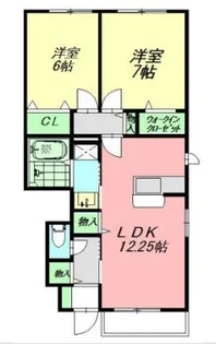 サン・ルミエ【1階】の間取り