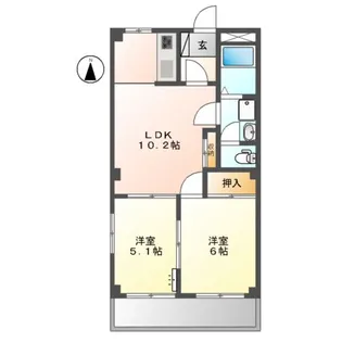 メゾン・ソレイユ【3階】の間取り