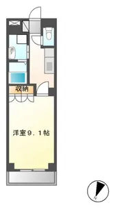 サンレジデンス湘南【2階】の間取り