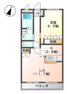 ヴィラ エスポワール【3階】の間取り