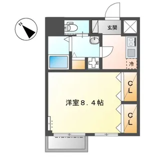 REFINADO元住吉【1階】の間取り