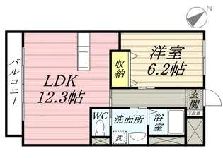 ロイヤル中央【3階】の間取り