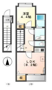 CAMELLIA【2階】の間取り
