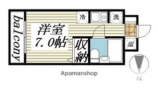 メゾン・ド・クレディ【2階】の間取り