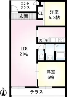 HAYASHI ACT.1【2階】の間取り
