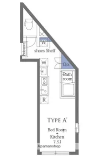 神奈川県横浜市鶴見区佃野町【マンション】の間取り