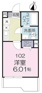 エクセルコート白楽【1階】の間取り