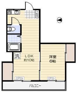 シャトー・ド・シャトン【1階】の間取り