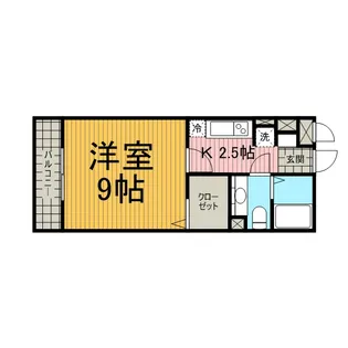 アクシス【1階】の間取り