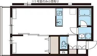 レミオ五番館【1階】の間取り