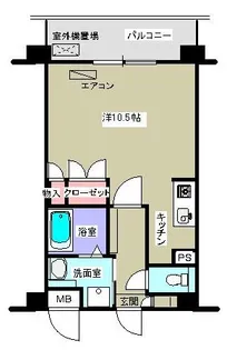 SD−5【4階】の間取り