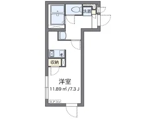 クレイノリーブス 梅屋敷【1階】の間取り