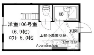 プライムテラス東海大学前Ⅱ【1階】の間取り