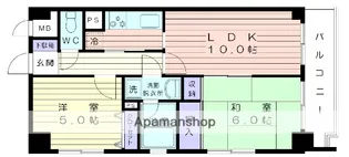 グランディール湘南【4階】の間取り