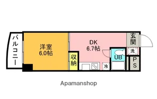 中町武井ビル【5階】の間取り