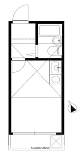 コスモコーポ磯子【1階】の間取り