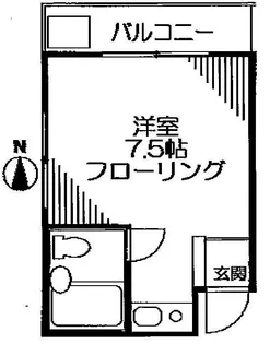 エクセルピア戸塚【3階】の間取り