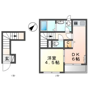 コンフォールK【2階】の間取り
