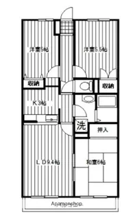 フォレストヒルズ磯子【3階】の間取り