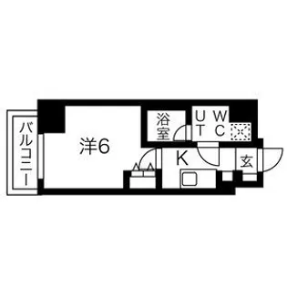 スパシエソリデ武蔵小杉【4階】の間取り